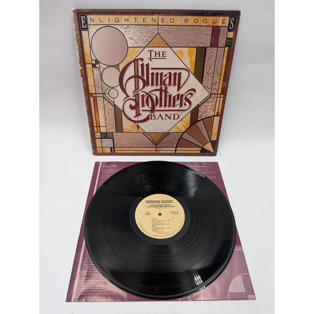 The Allman Brothers Band Enlightened Rogues Vinyl LP 1979 Capricorn CPN-0218